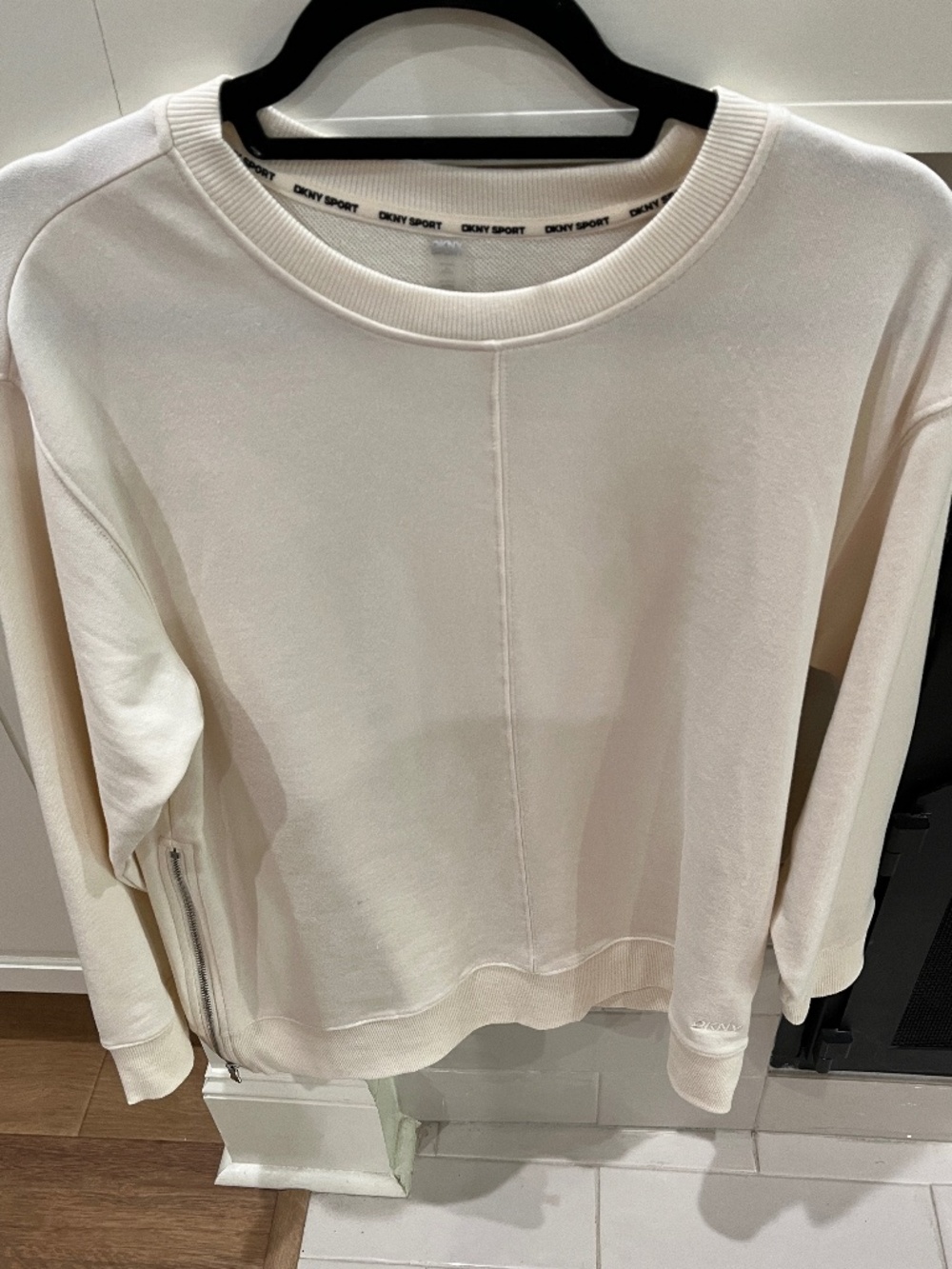 DKNY cream color shirt size medium
